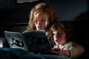 In an independent, Australian film, a single mother (Essie Davis) and her troubled young son (Noah Wiseman) are terrorized by a mysterious character from a children's book called Mister Babadook.